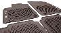 View All-Weather Floor Mats, Brown Full-Sized Product Image 1 of 2