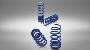 View F SPORT Lowering Springs Set. Performance Springs, Blue Full-Sized Product Image 1 of 2