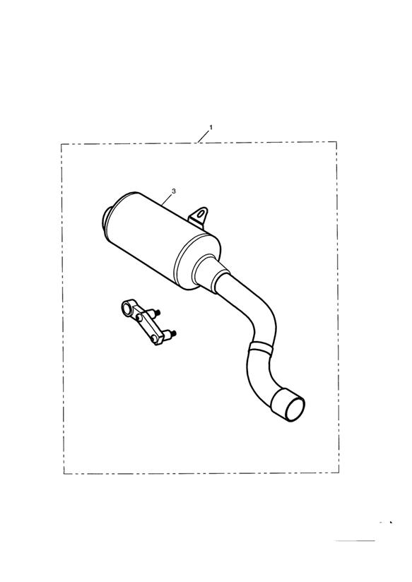 Diagram Hi Level Carbon Silencer for your 2021 Triumph Bonneville Speedmaster   