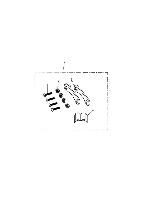 Diagram Finisher Kit, Rear Footrest Mount for your Triumph