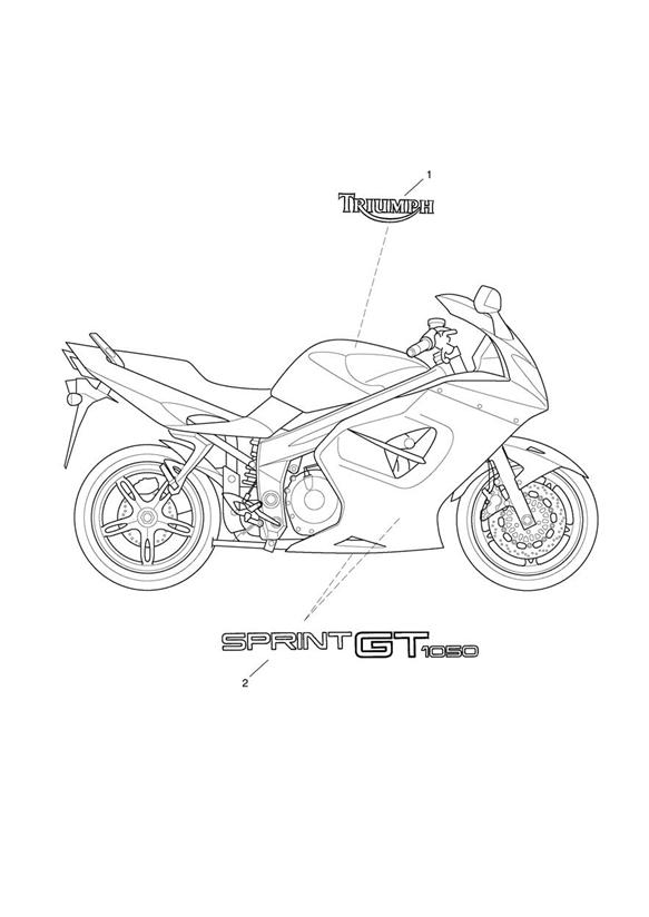 Full size assembly image of Bodywork - Decals (1/1)