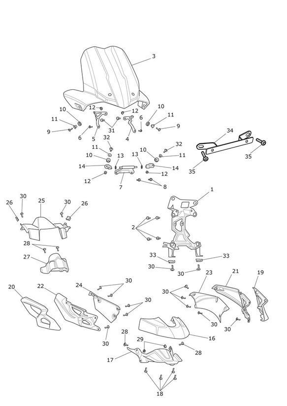 Diagram Cockpit for your Triumph