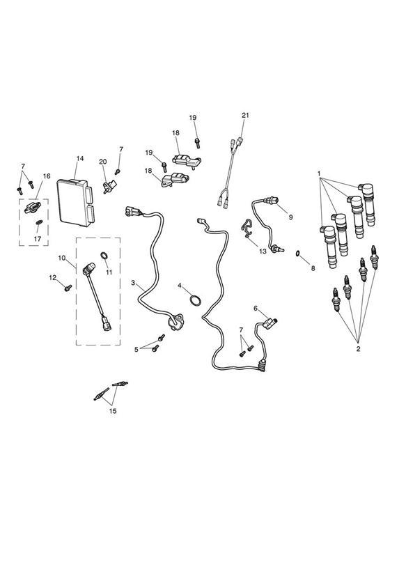 Diagram Ignition System for your Triumph Tiger  