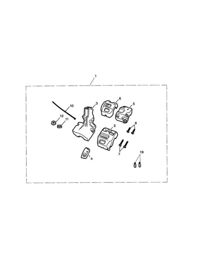 Diagram Housing, Switch, Kit, Chrome for your Triumph