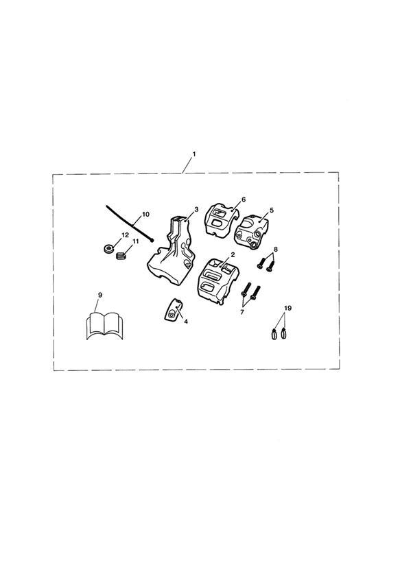 Diagram Housing, Switch, Kit, Chrome for your Triumph