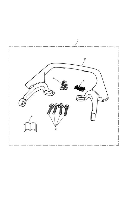 Diagram Grab Rail Kit for your Triumph