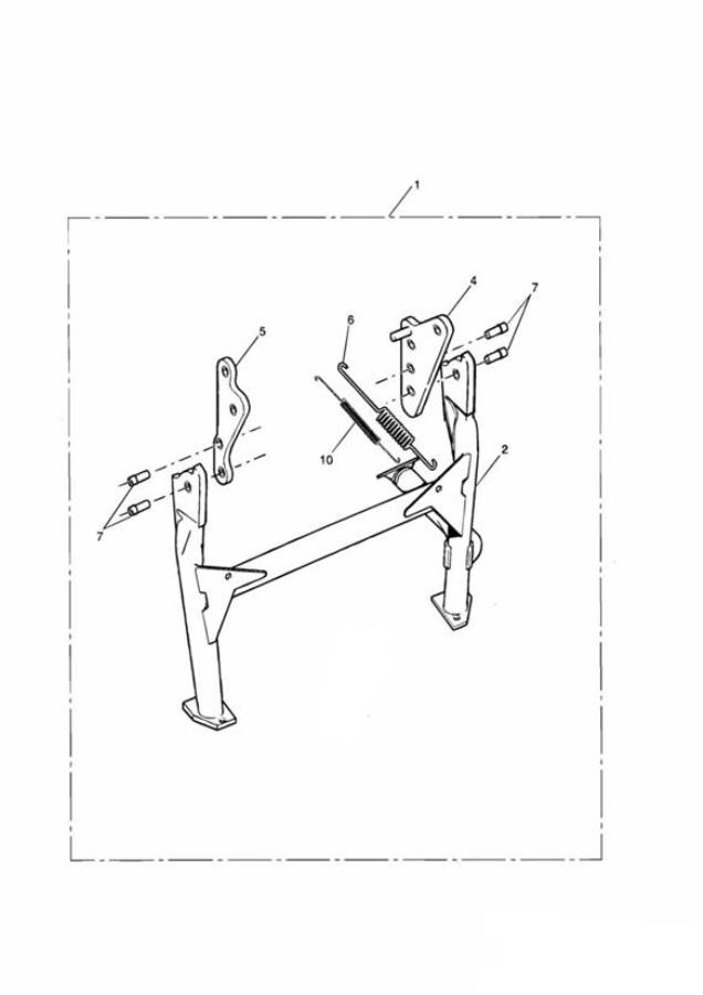 Diagram Centre Stand for your 1994 Triumph Tiger   