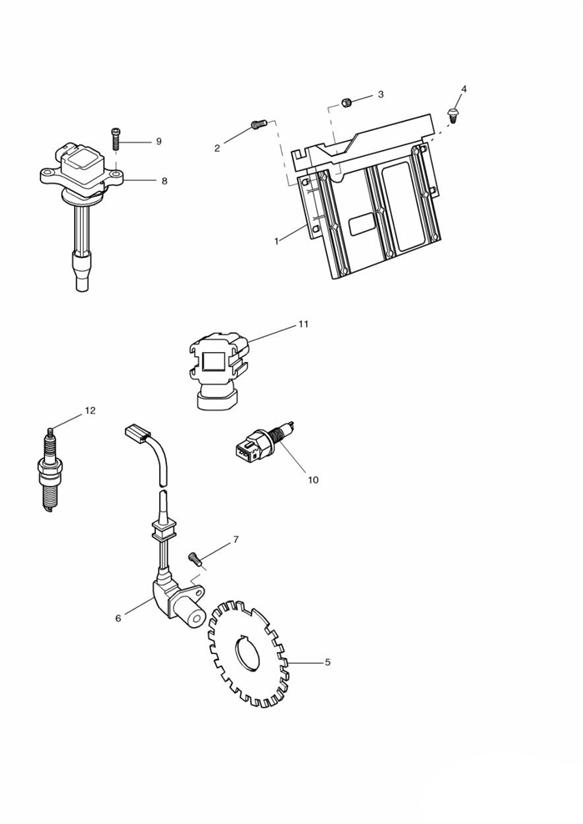 Diagram Engine Management System  + 89736 for your 2002 Triumph America   