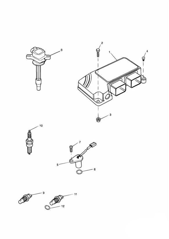 Diagram Engine Management System for your Triumph