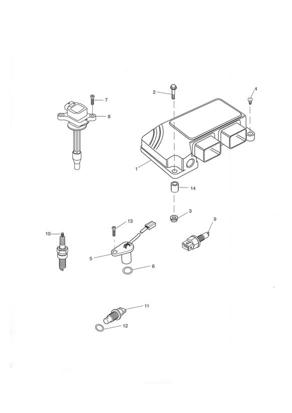 Diagram Engine Management System for your 2002 Triumph Speedmaster   