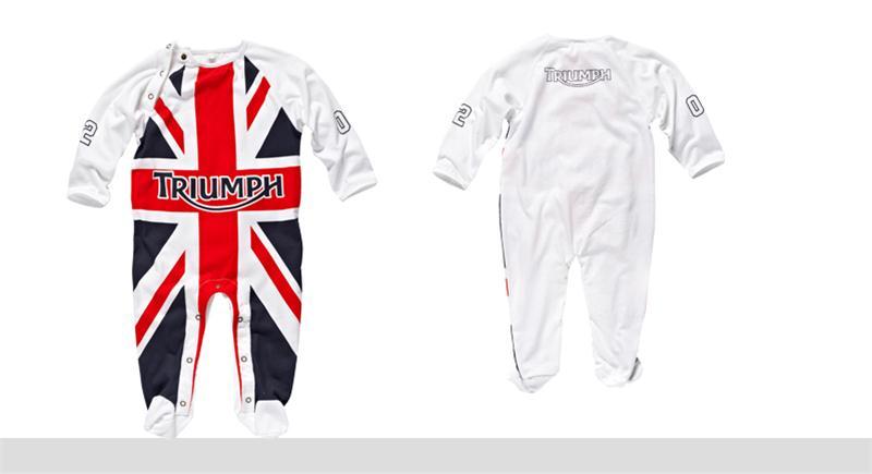 Diagram Union Flag Sleepsuit for your Triumph