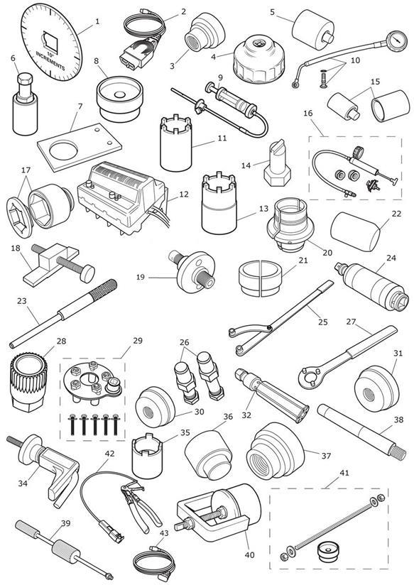 Diagram Service Tools for your 2015 Triumph Tiger  EXPLORER XR 