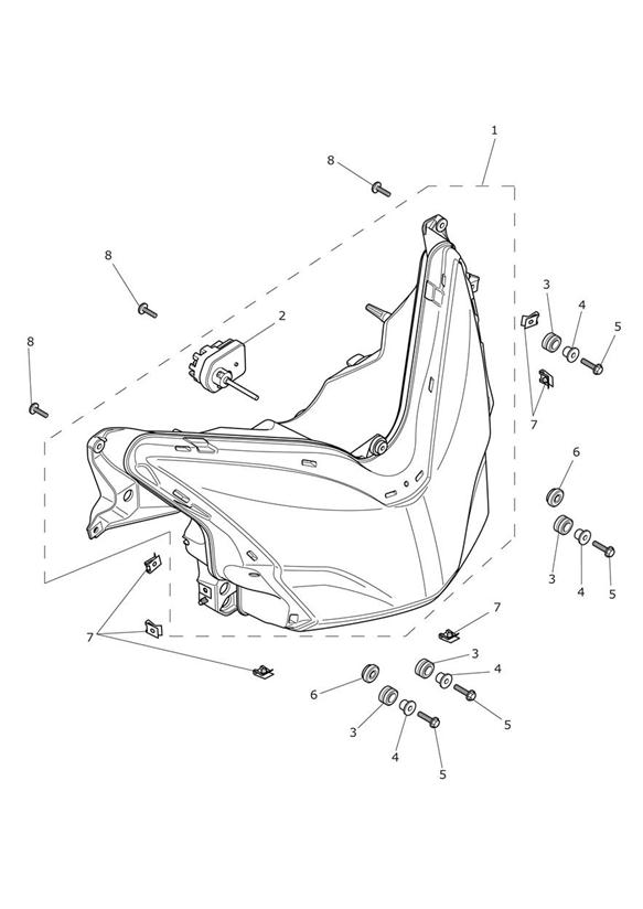 Diagram Headlight for your Triumph