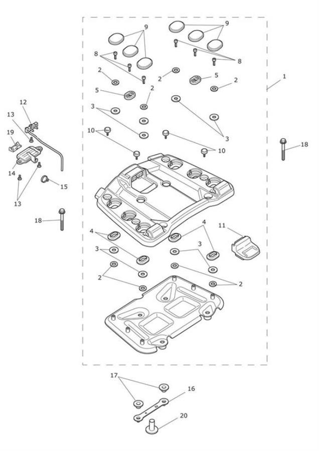 Diagram Sliding Carriage for your Triumph