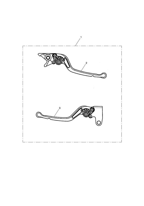 Diagram Lever Kit, Adj, Std, Long for your 2006 Triumph Speed Triple 461332 > 735437  