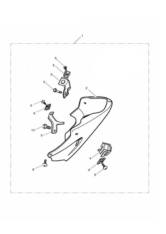 Diagram Bellypan Kit, Coloured for your 2012 Triumph Bonneville   