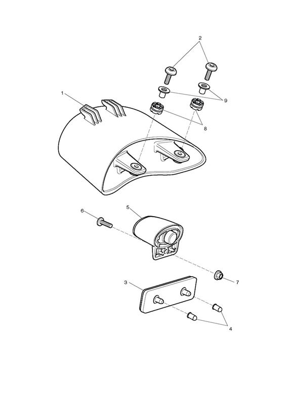 Diagram Rear Light for your Triumph