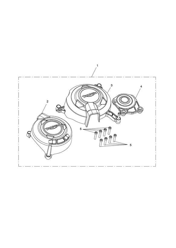 Diagram Cover Protectors Kit - 480782 > for your Triumph Street Triple  