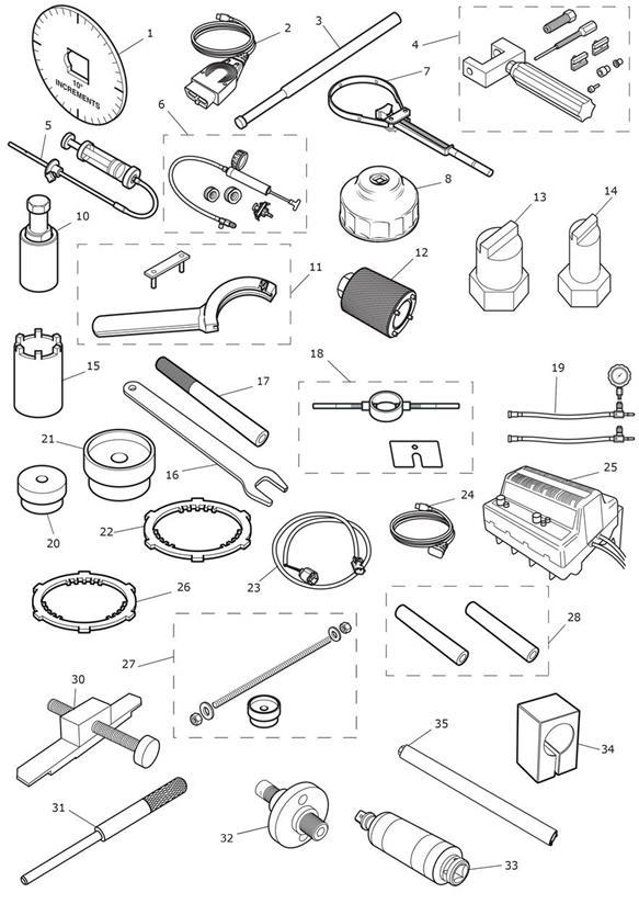 Diagram Service Tools for your Triumph