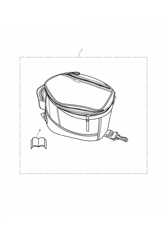 Full size assembly image of Magnetic Tank Bag Kit, 20-30L (1/1)