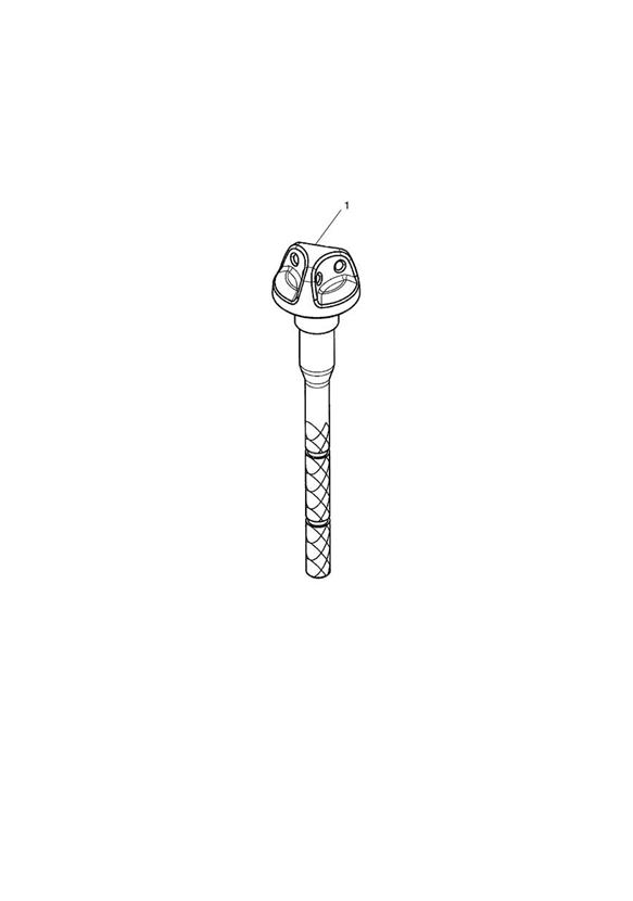 Full size assembly image of Oil Dipstick, Red (1/1)