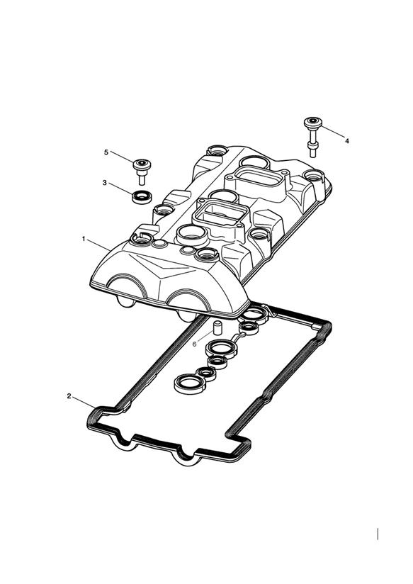 Diagram Cam Cover for your Triumph