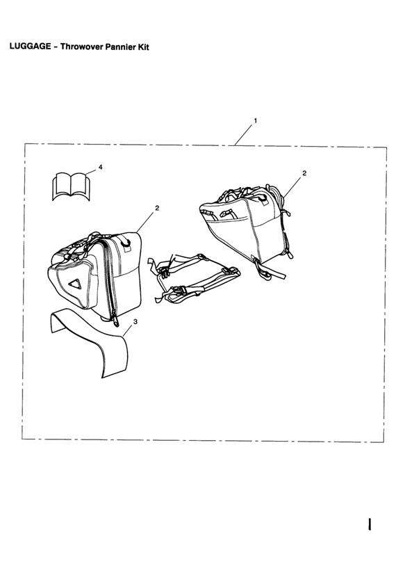 Full size assembly image of Throwover Pannier Kit (1/1)