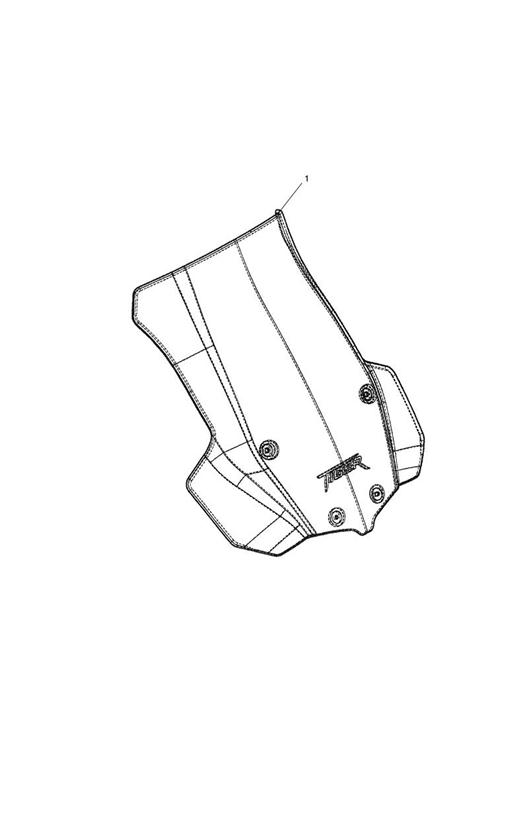 Full size assembly image of Screen, High, Moulding (1/1)