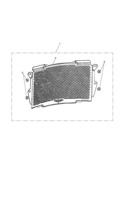 Diagram Radiator Guard Kit for your Triumph Tiger  