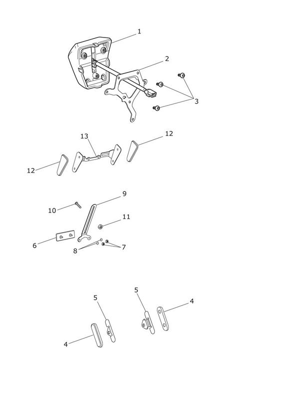 Diagram Rear Light & Reflectors for your Triumph Tiger  