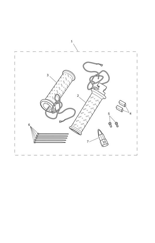 Diagram Heated Grip Kit for your 2017 Triumph Tiger XRx  