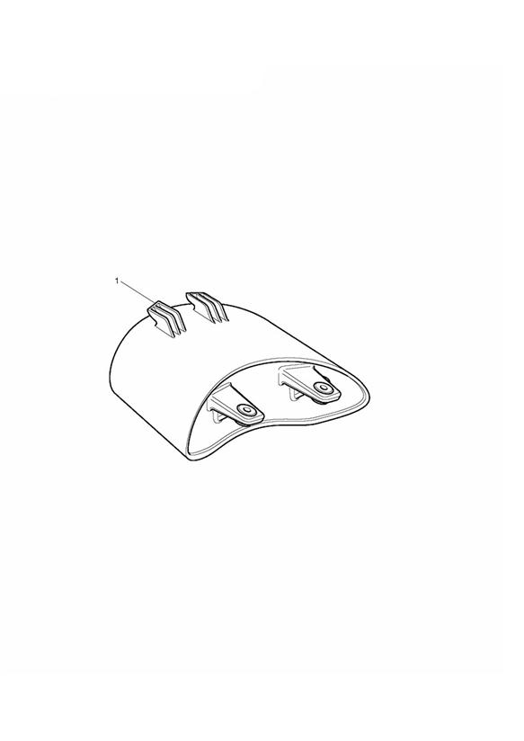 Full size assembly image of Rear Light Assy Kit, Clear (1/1)