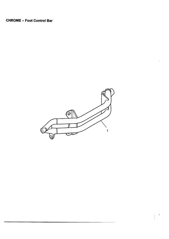 Diagram Foot Control Bar for your Triumph