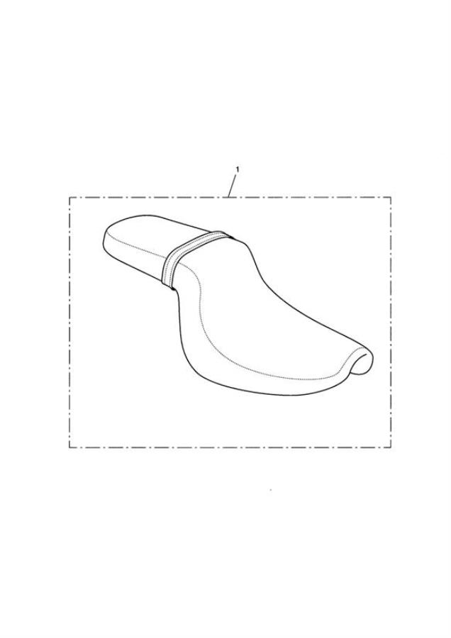Diagram Touring Seat Kit for your 2009 Triumph Thunderbird   
