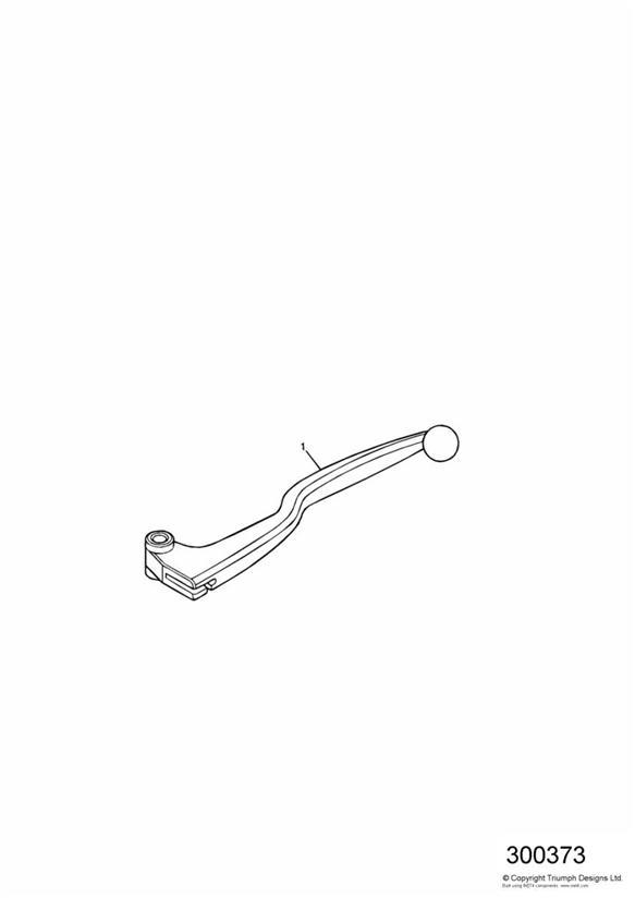 Diagram Clutch Lever Kit for your 2015 Triumph Thruxton  900 EFI 