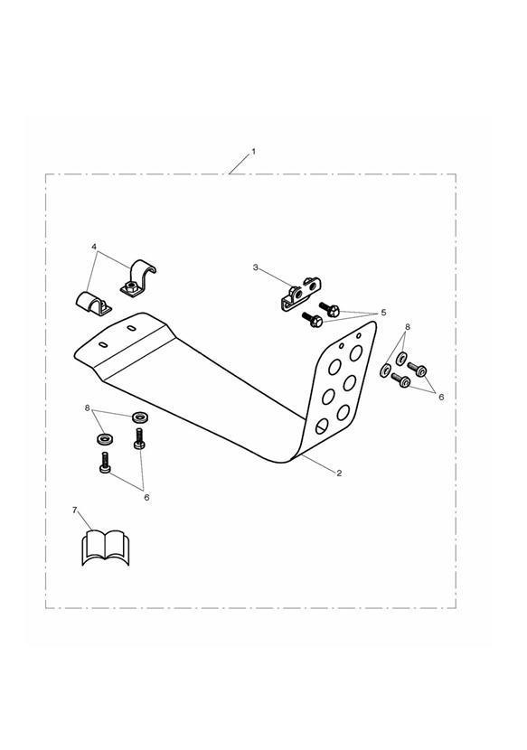 Diagram Skid Plate Kit for your 2003 Triumph Bonneville T100 CARBS  