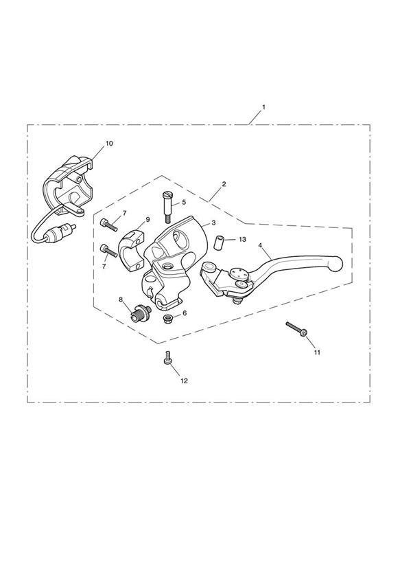 Diagram Clutch Controls & Switches for your 2006 Triumph Bonneville   