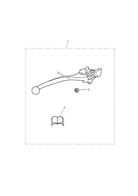 Diagram Brake Lever Kit, Adjustable for your 2020 Triumph Bonneville   