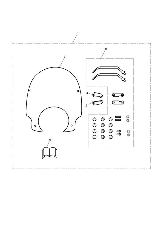 Diagram Summer Screen Kit for your Triumph