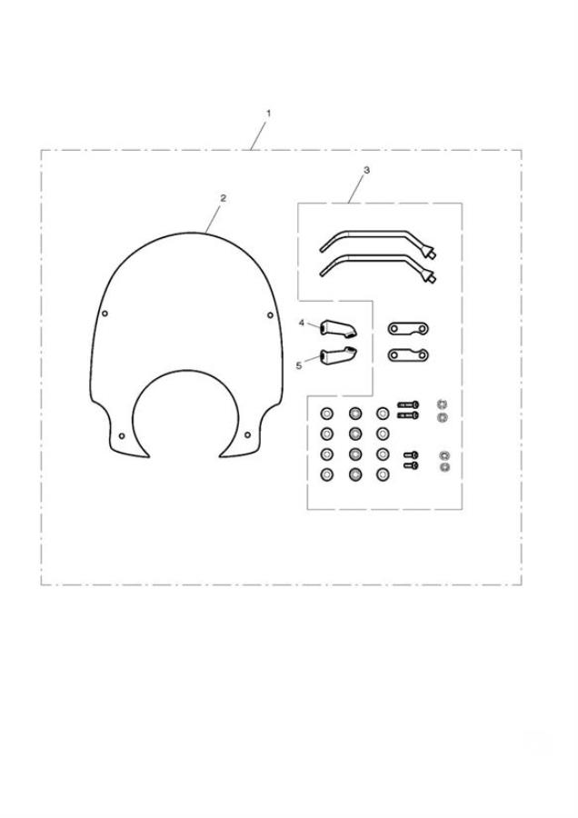 Diagram Summer Screen Kit for your Triumph