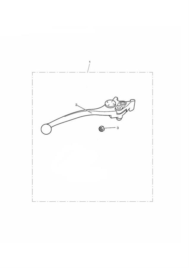 Diagram Brake Lever Kit, Adjustable for your 2007 Triumph Bonneville  from VIN 380777/ SE 