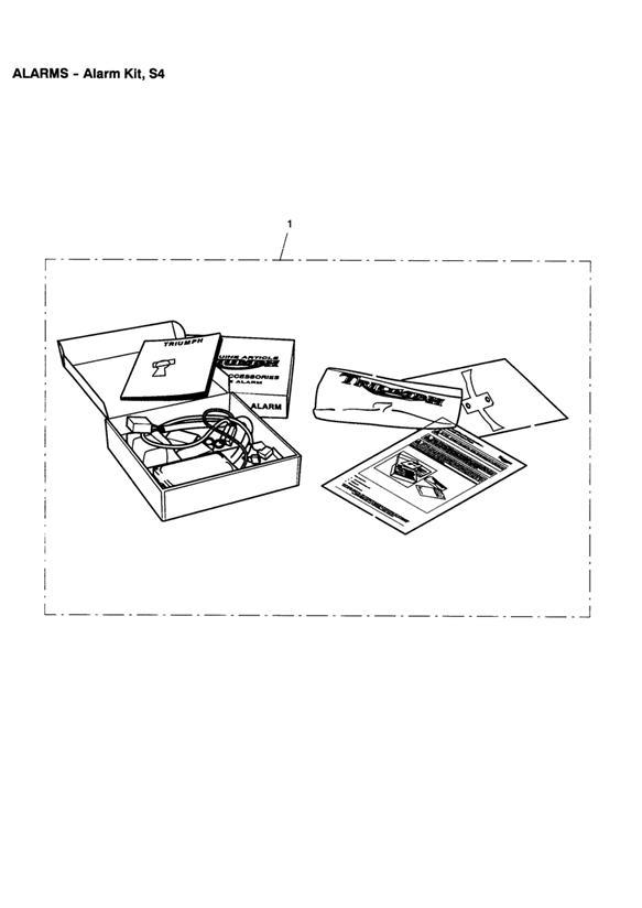 Diagram Alarm Kit, Type T, S4 for your Triumph