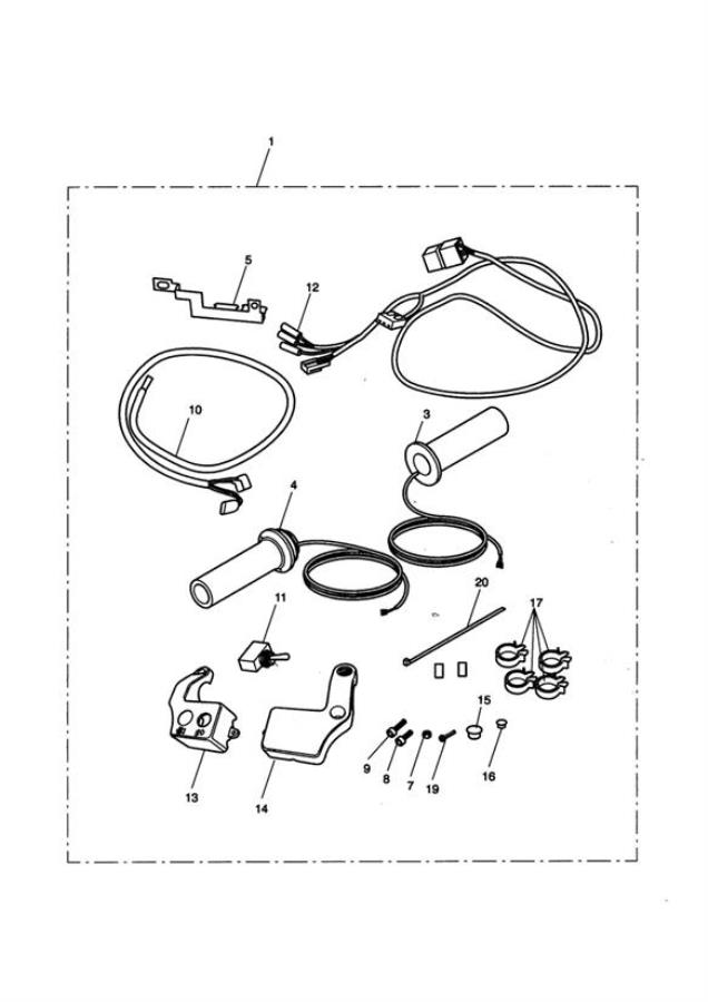 Diagram Heated Grip Kit >237540 for your 2021 Triumph Bonneville Speedmaster   