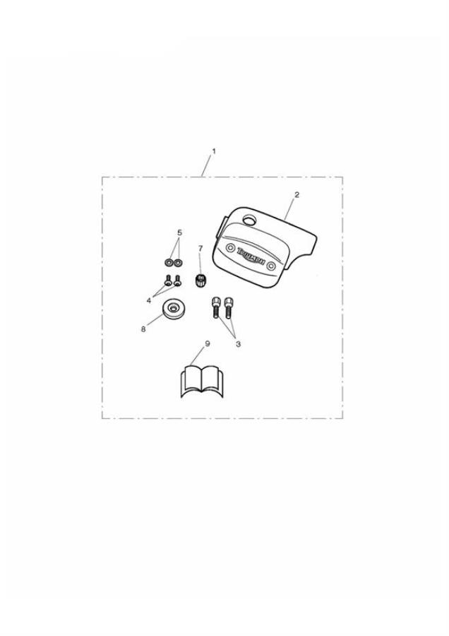 Diagram M/Cyl Cover Kit for your 2010 Triumph Rocket III Touring  