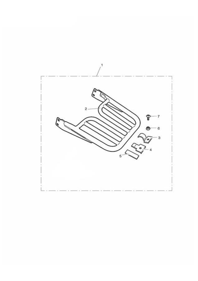 Diagram Luggage Rack Kit for your 2008 Triumph Rocket III  Touring 