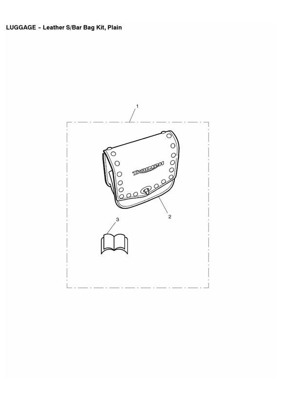 Full size assembly image of Leather S/Bar Bag Kit, Plain (1/1)