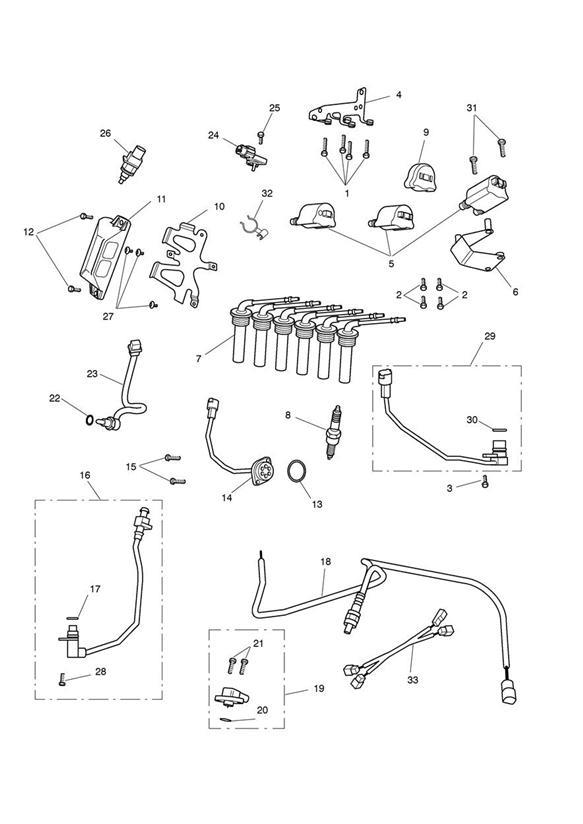 Diagram Engine Management System for your Triumph Rocket III  