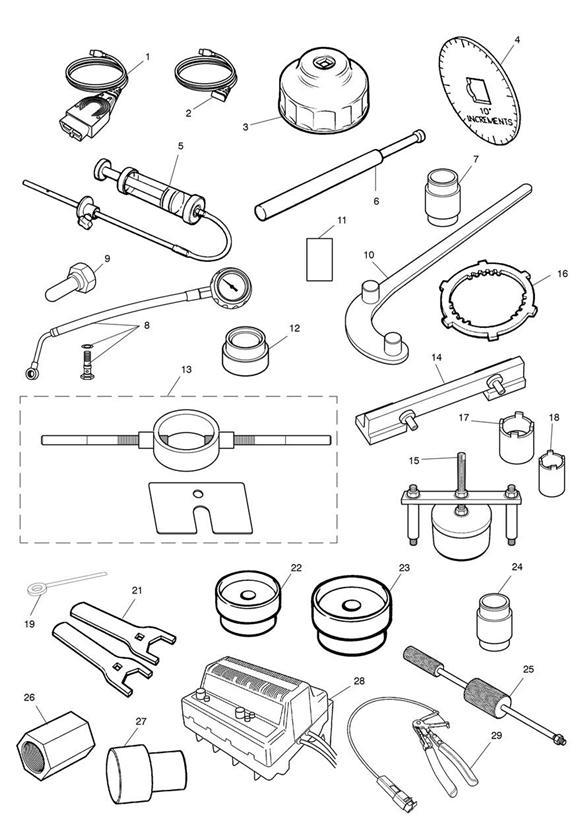 Diagram Service Tools for your 2015 Triumph Tiger  EXPLORER XR 