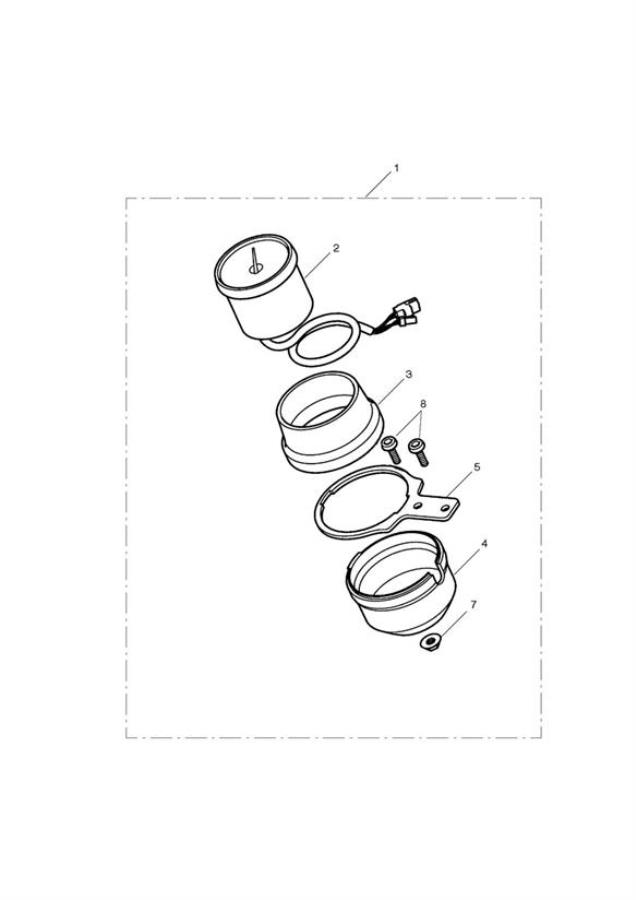 Diagram Tacho Kit - > 436149 for your 2011 Triumph Scrambler  EFI 