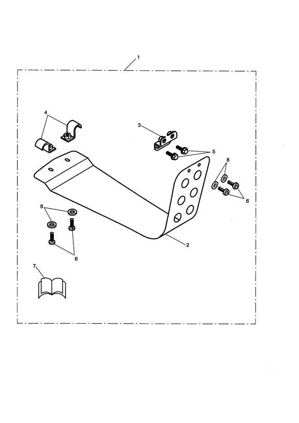 Diagram Skid Plate Kit for your 2011 Triumph Scrambler  EFI 